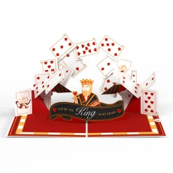 Lovepop Anniversary|Valentine'S Day 2/14|King of My Heart Pop-Up Card