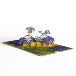 Lovepop Greeting Cards|Just Because|Lavender Bicycle Pop-Up Card