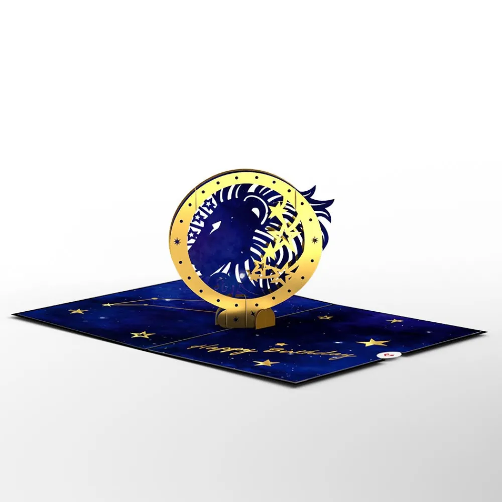 Lovepop Greeting Cards|Birthday|Leo Zodiac Birthday Pop-Up Card