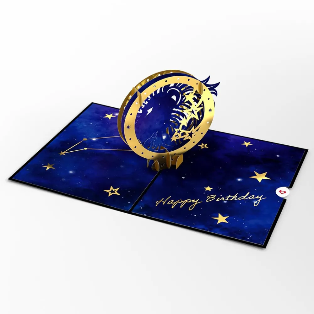 Lovepop Greeting Cards|Birthday|Leo Zodiac Birthday Pop-Up Card