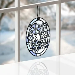 Lovepop Suncatcher Cards|Decor|Let It Snow Snowflakes Suncatcher Card