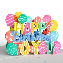 Lovepop Greeting Cards|Birthday|Let's Celebrate Birthday Pop-Up Card
