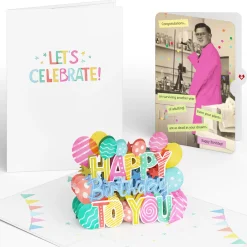 Lovepop Birthday|Let's Celebrate Birthday Pop-Up Card and Sentiment Set