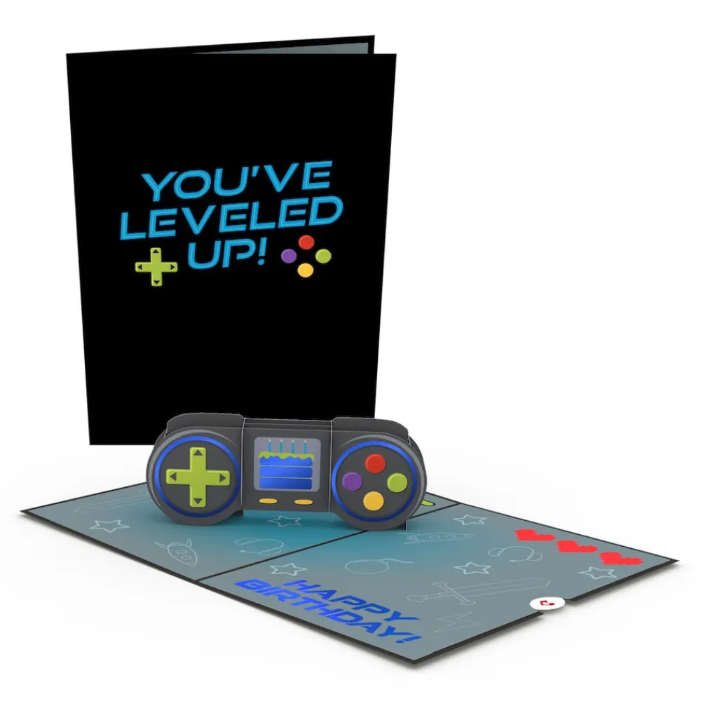 Lovepop Greeting Cards|Birthday|Leveled Up Gamer Birthday Pop-Up Card