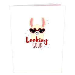 Lovepop Greeting Cards|Anniversary|Looking Good Llama Pop-Up Card
