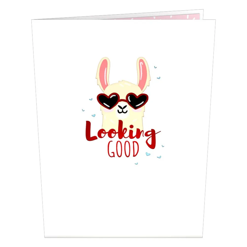 Lovepop Greeting Cards|Anniversary|Looking Good Llama Pop-Up Card