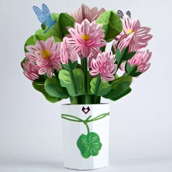 Lovepop Pop-Up Bouquets|Card & Gift Bundles|Lotus & Dragonfly Bundle