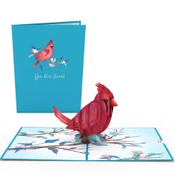 Lovepop Greeting Cards|Anniversary|Love Cardinal Pop-Up Card