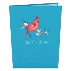 Lovepop Greeting Cards|Anniversary|Love Cardinal Pop-Up Card