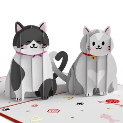 Lovepop Greeting Cards|Anniversary|Love Cats Pop-Up Card
