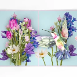 Lovepop Greeting Cards|Valentine'S Day 2/14|Love in Bloom Hummingbird Pop-Up Card
