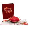 Lovepop Greeting Cards|Anniversary|Love Rose Bloom Pop-Up Card