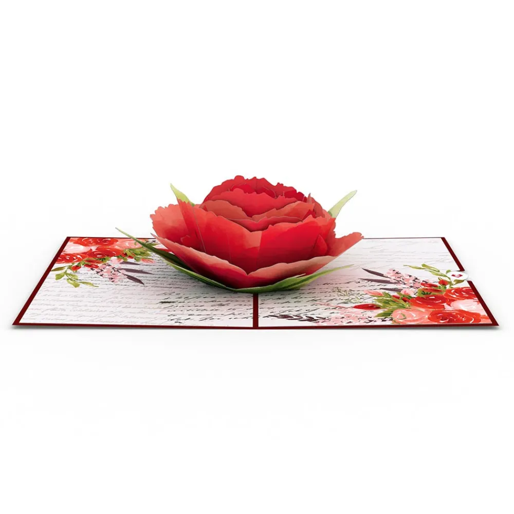Lovepop Greeting Cards|Anniversary|Love Rose Bloom Pop-Up Card