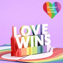 Lovepop Lgbtq+|Love Wins Pop-Up Card