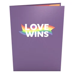 Lovepop Lgbtq+|Love Wins Pop-Up Card