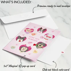 Lovepop Greeting Cards|Valentine'S Day 2/14|Love You Furever Dog Kisses Pop-Up Card