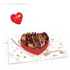 Lovepop Greeting Cards|Anniversary|Love You More Than Chocolate Pop-Up Card