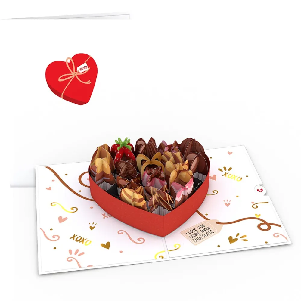 Lovepop Greeting Cards|Anniversary|Love You More Than Chocolate Pop-Up Card