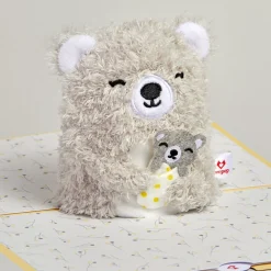 Lovepop Plushpop|Birthday|Love You Most' Mama Bear Plushpop Card