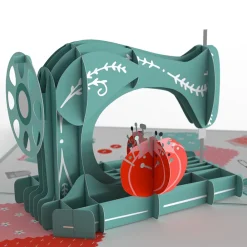 Lovepop Greeting Cards|Valentine'S Day 2/14|Love You Sew Much Pop-Up Card