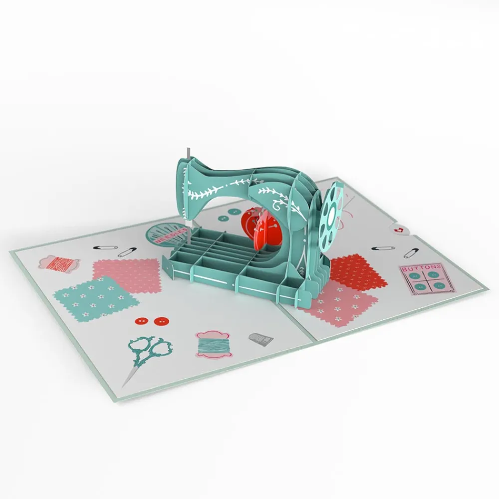 Lovepop Greeting Cards|Valentine'S Day 2/14|Love You Sew Much Pop-Up Card