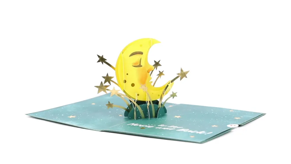 Lovepop Greeting Cards|Just Because|Love You to the Moon and Back Pop-Up Card