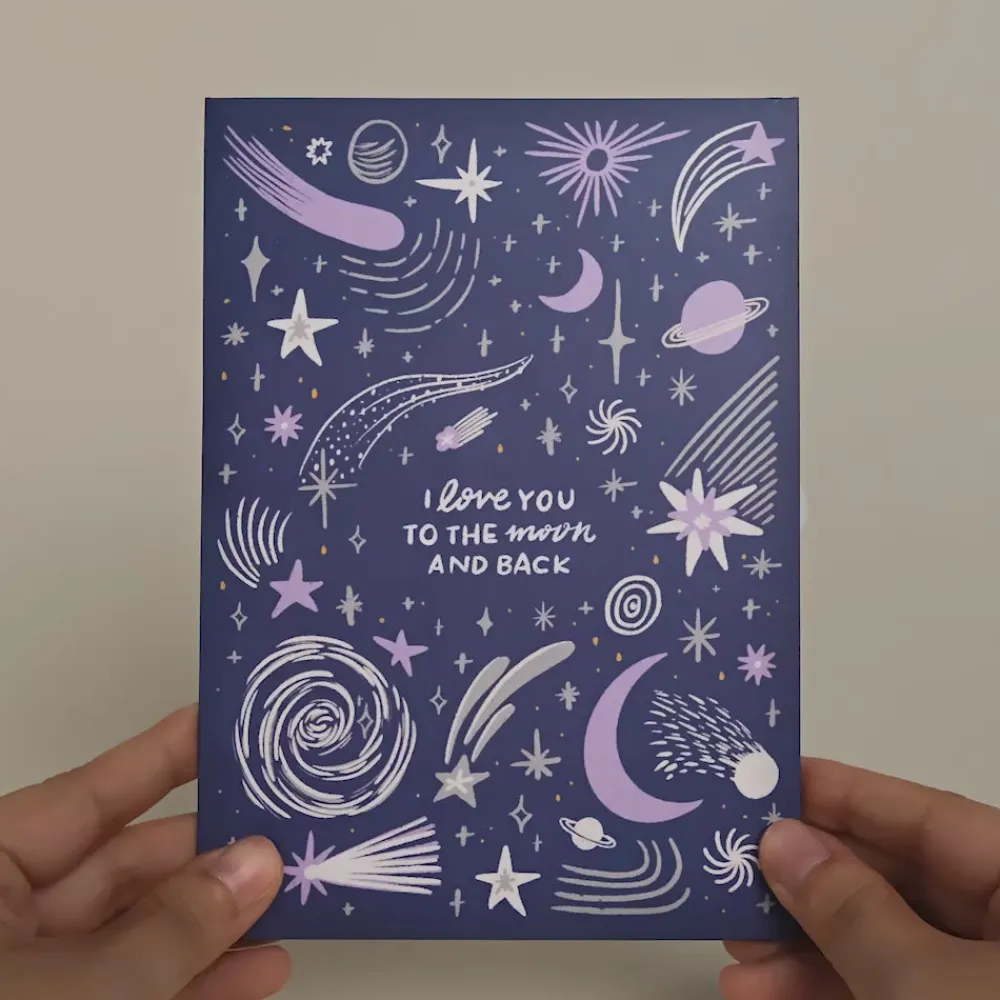 Lovepop Valentine'S Day 2/14|Love You to the Moon and Back Light-Up Pop-Up Card