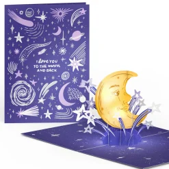 Lovepop Valentine'S Day 2/14|Love You to the Moon and Back Light-Up Pop-Up Card