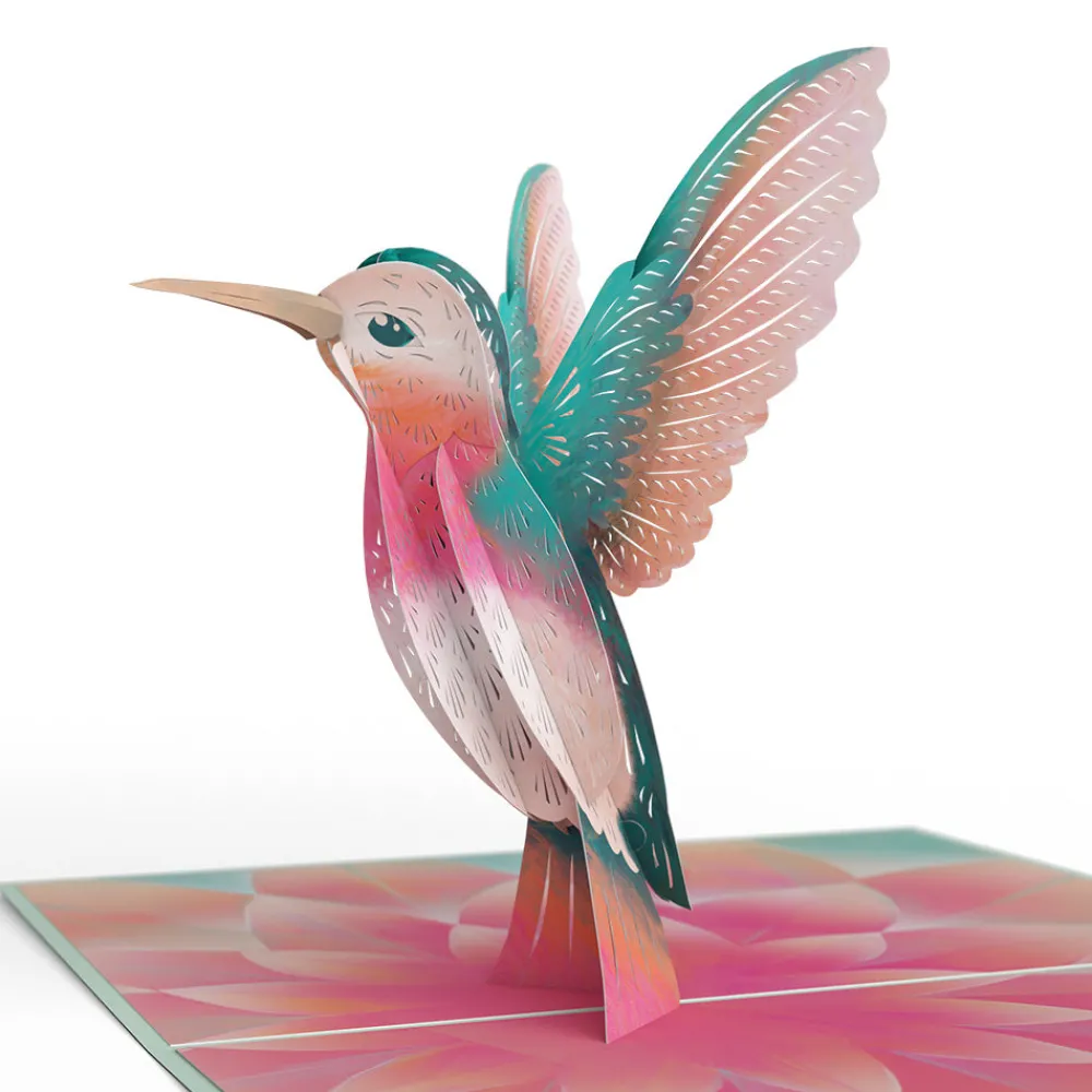 Lovepop Greeting Cards|Anniversary|Lovely Hummingbird Pop-Up Card