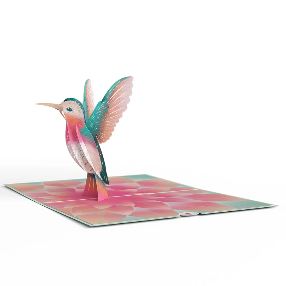 Lovepop Greeting Cards|Anniversary|Lovely Hummingbird Pop-Up Card