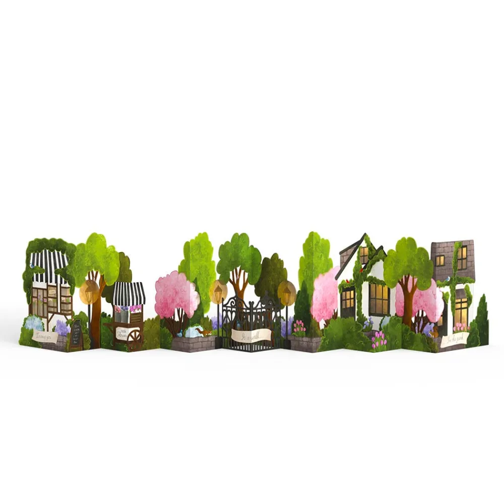 Lovepop Decor|Anniversary|Loving You is a Walk in the Park Loooooong Card™ (Expands to 2 feet)