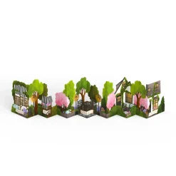 Lovepop Decor|Anniversary|Loving You is a Walk in the Park Loooooong Card™ (Expands to 2 feet)