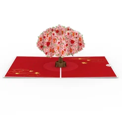 Lovepop Greeting Cards|Lunar New Year 1/29|Lunar New Year Cherry Blossom Pop-Up Card