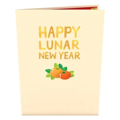 Lovepop Pop-Up Bouquets|Lunar New Year 1/29|Lunar New Year Tangerine Tree Card with Mini Bouquet