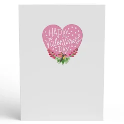 Lovepop Greeting Cards|Valentine'S Day 2/14|Lupine Hummingbird Valentine's Day Pop-Up Card