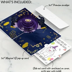 Lovepop Birthday|Magical Birthday with Magic Hippo Pop-Up Card and Sentiment Set