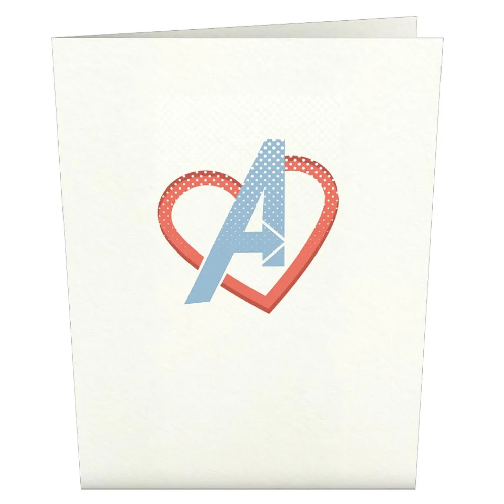 Lovepop Notecards|Valentine'S Day 2/14|Marvel Avengers Valentine Notecards (Assorted 4 Pack)