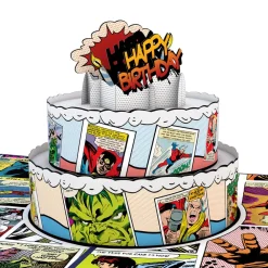 Lovepop Birthday|Kids|Marvel Comic Birthday Cake Pop-Up Card