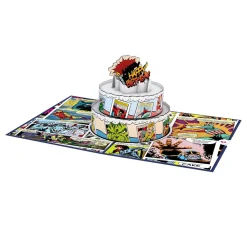 Lovepop Birthday|Kids|Marvel Comic Birthday Cake Pop-Up Card