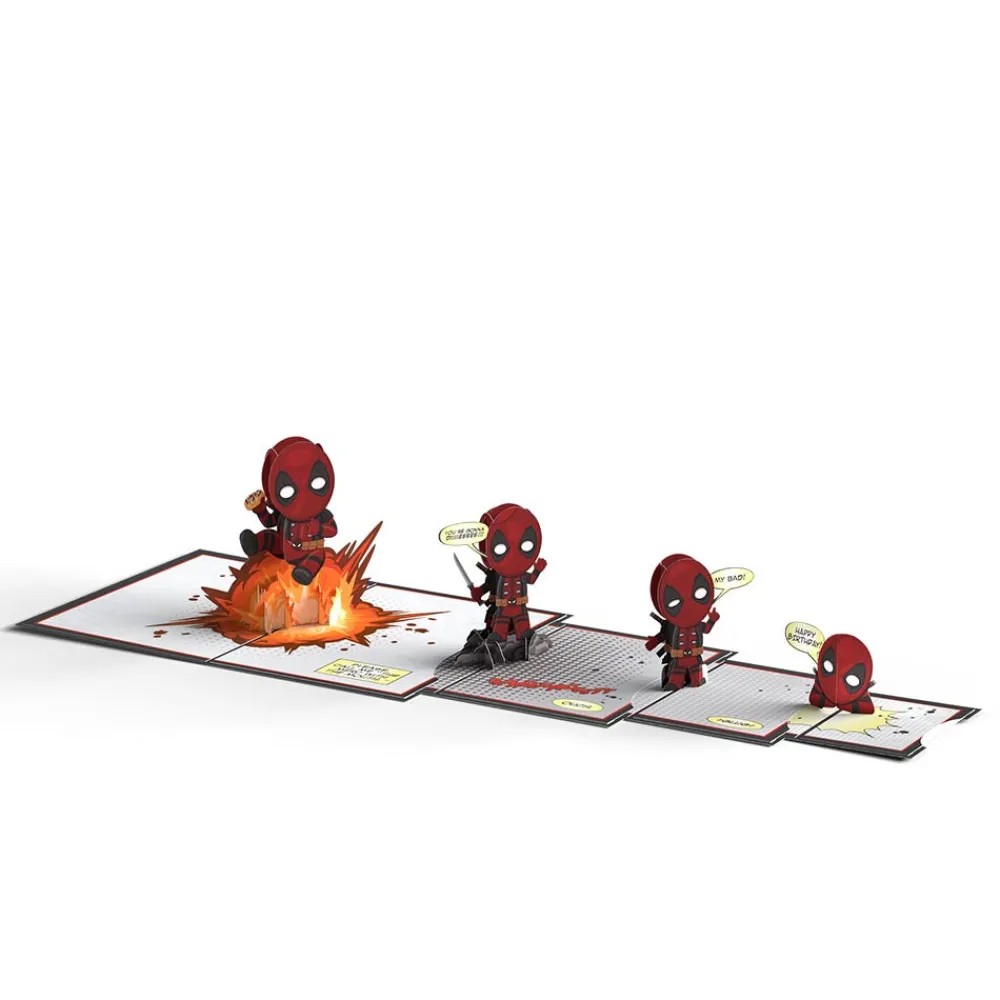 Lovepop Birthday|Him|Marvel Deadpool Birthday 4-in-1 Nesting Card