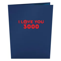 Lovepop Anniversary|Valentine'S Day 2/14|Marvel Iron Man I Love You 3000 Pop-Up Card