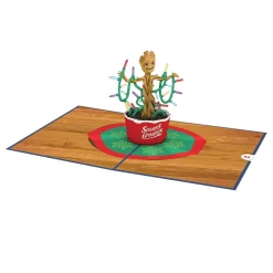 Lovepop Greeting Cards|Christmas 12/25|Marvel Season's Grootings Pop-Up Card