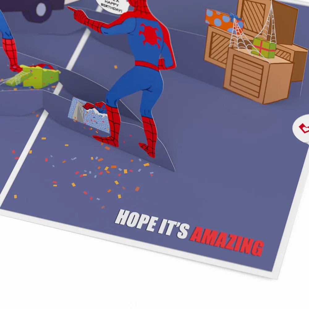 Lovepop Greeting Cards|Birthday|Marvel Spider-Man Spidey Sense Birthday Pop-Up Card