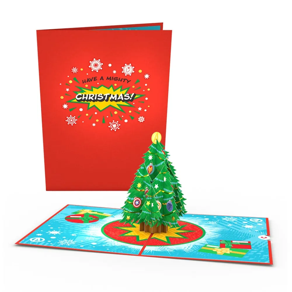 Lovepop Greeting Cards|Christmas 12/25|Marvel's Avengers Mighty Christmas Pop-Up Card