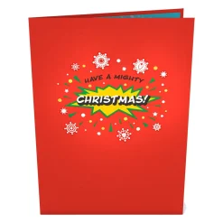 Lovepop Greeting Cards|Christmas 12/25|Marvel's Avengers Mighty Christmas Pop-Up Card