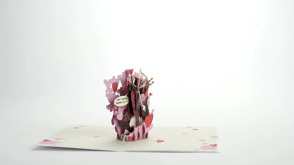 Lovepop Anniversary|Valentine'S Day 2/14|Marvel's Deadpool: Love Hurts Pop-Up Card