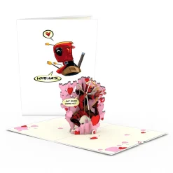 Lovepop Anniversary|Valentine'S Day 2/14|Marvel's Deadpool: Love Hurts Pop-Up Card
