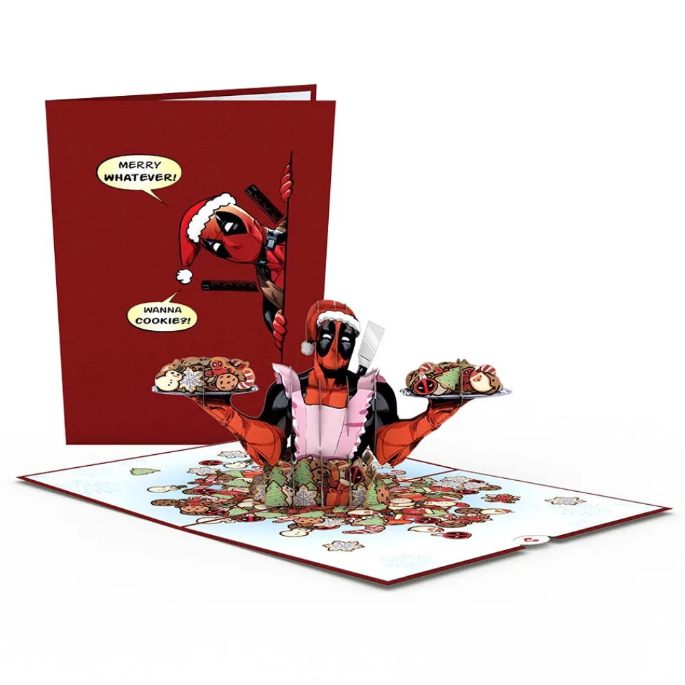 Lovepop Greeting Cards|Christmas 12/25|Marvel's Deadpool: Merry Whatever Pop-Up Card
