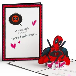 Lovepop Greeting Cards|Valentine'S Day 2/14|Marvel’s Deadpool Secret Admirer Valentine’s Day Pop-Up Card