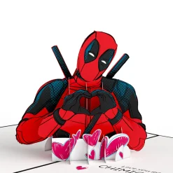 Lovepop Greeting Cards|Valentine'S Day 2/14|Marvel’s Deadpool Secret Admirer Valentine’s Day Pop-Up Card